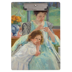 Porte-bloc Mary Cassatt - Jeune mère coudre