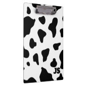 Porte-bloc Masque de vache blanche noire personnalisée (Swatch)