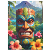 Porte-bloc Masque Tiki (Dos)