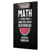 Porte-bloc Maths. Drôle Math Sarcasm Citation Cadeau (Gauche)