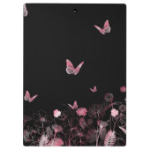 Porte-bloc Matière importante Champ de fleurs avec papillons (Dos)
