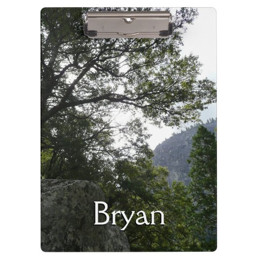 Porte-bloc Matin sur le sentier à Vernal Falls à Yosemite (Devant)