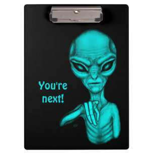 Porte-bloc Mauvais Alien, Tu es le prochain !