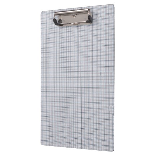 Porte-bloc Mauve Blue Grid Checks II (Gauche)