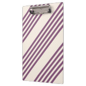 Porte-bloc Mauve violet beige cinq bandes motif (Gauche)