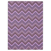 Porte-bloc Mauve zigzag stripes (Dos)