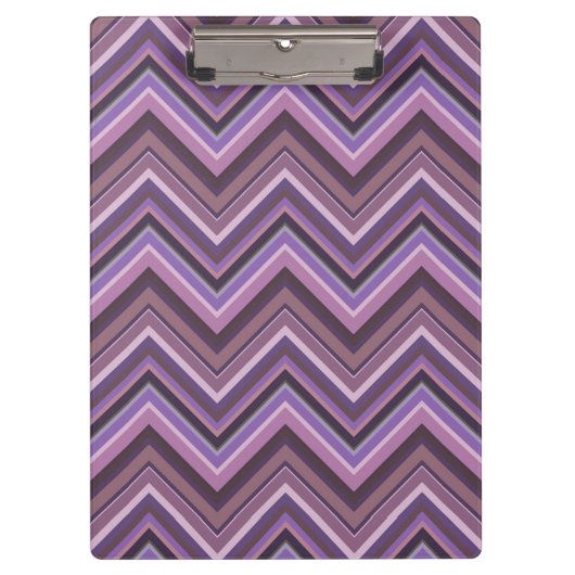 Porte-bloc Mauve zigzag stripes (Devant)