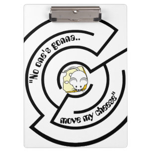 Porte-bloc Maze au fromage à la souris têtu