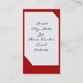 Porte - bloc Médicale avec le carte de visite de (Dos)