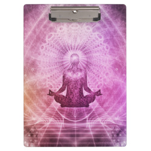 Porte-bloc Méditation du Yoga spirituel Zen coloré