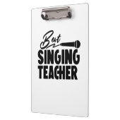 Porte-bloc Meilleur professeur de chant (Gauche)