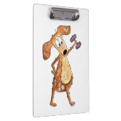 Porte-bloc Mélange Whimsical Brown Chien Poids de levage (Swatch)