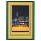 Porte-bloc Melbourne Australie CBD Night Lights (Dos)