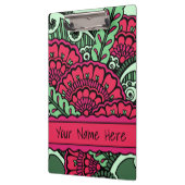 Porte-bloc Mention rose chaud vert Zen Mandala Art Classroom (Gauche)