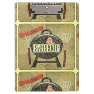 Porte-bloc Menu de barbecue