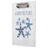 Porte-bloc Mer côtière de vitamine de l'art | svp (Gauche)