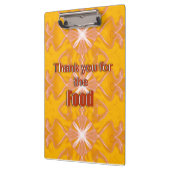 Porte-bloc Merci pour la nourriture (Gauche)