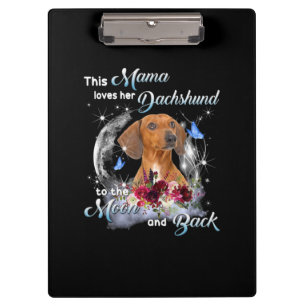Porte-bloc Mère Art Dachshund Mama Anniversaire