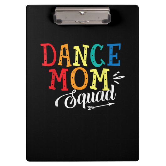 Porte-bloc Mère Art Dance Maman Squad Anniversaire (Devant)