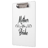 Porte-bloc Mère de la mariée - Dîner de répétition amusant (Gauche)