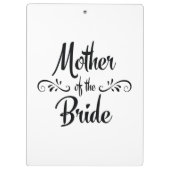 Porte-bloc Mère de la mariée - Dîner de répétition amusant (Dos)