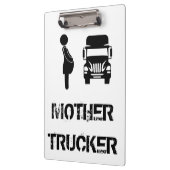 Porte-bloc Mère Trucker drôle et cool par Storeman (Gauche)