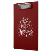 Porte-bloc Merry Christmas Snowflakes (Gauche)