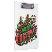 Porte-bloc Merry Christmas steampunk (Swatch)