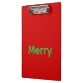 Porte-bloc Merry Green Name on Red (Gauche)