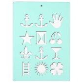 Porte-bloc Message codé ? Porte - bloc d'été (Dos)