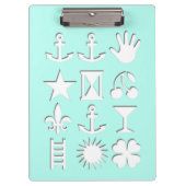 Porte-bloc Message codé ? Porte - bloc d'été (Devant)