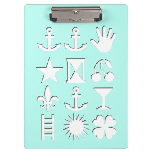 Porte-bloc Message codé ? Porte - bloc d'été (Devant)