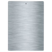Porte-bloc Métal brossé gris (Dos)