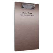 Porte-bloc Métal Brown personnalisé (Swatch)
