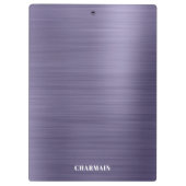 Porte-bloc Métal simple brosse minuit (Dos)