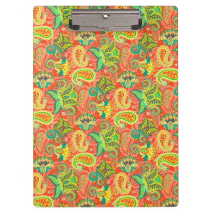 Porte-bloc Mignon motif paisley sans couture coloré