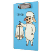 Porte-bloc Mignonne brebis avec blouson (Gauche)