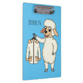 Porte-bloc Mignonne brebis avec blouson (Swatch)