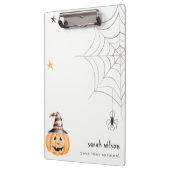 Porte-bloc Mignonne Éffrayante Halloween Citrouille Spider We (Gauche)