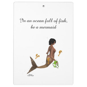 Porte-bloc Mignonne sirène avec Porte - bloc Seahors