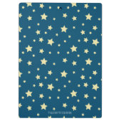 Porte-bloc Mignonne sirène dans la lune Personnalisée (Dos)