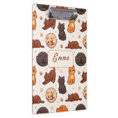 Porte-bloc Mignons Chats Motif Monogramme Nom Enfants (Swatch)