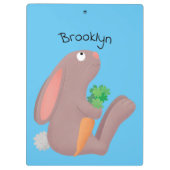 Porte-bloc Mignons lapin lapin lapin assis avec dessin de car (Dos)