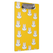 Porte-bloc Mignons visages de lapin sur orange (Swatch)