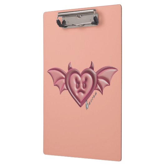 Porte-bloc Mikitiez crâne rose baroque arc-en-ciel (Gauche)