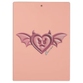 Porte-bloc Mikitiez crâne rose baroque arc-en-ciel (Dos)