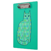 Porte-bloc Milieu du siècle moderne Chat, Mint et Lime Vert (Gauche)