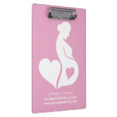 Porte-bloc Mineure Doula belle grossesse Business Pink (Swatch)