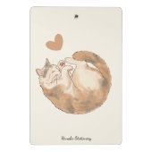 Porte-bloc Mini Café Chat Cozy Anime (Dos)