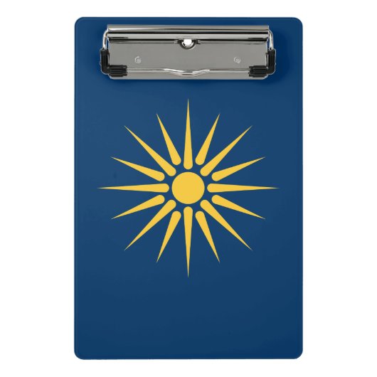 Porte-bloc Mini clipboard with flag of Macedonia, Greece (Devant)